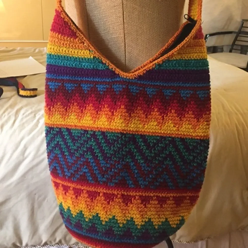 Hand woven bag